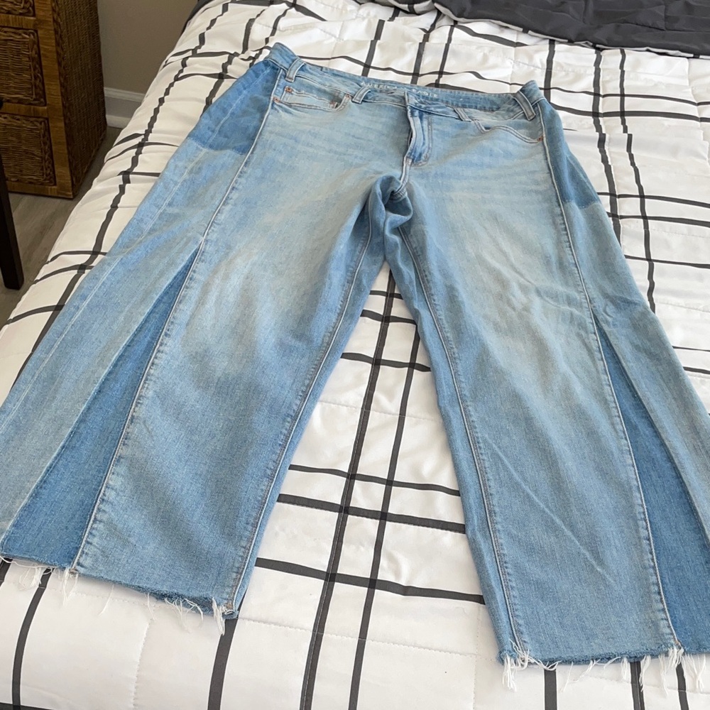 American Eagle Low Rise Baggy Wide leg Jeans